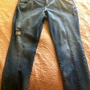 Distressed Boot Cut Jeans.  Size 20.
